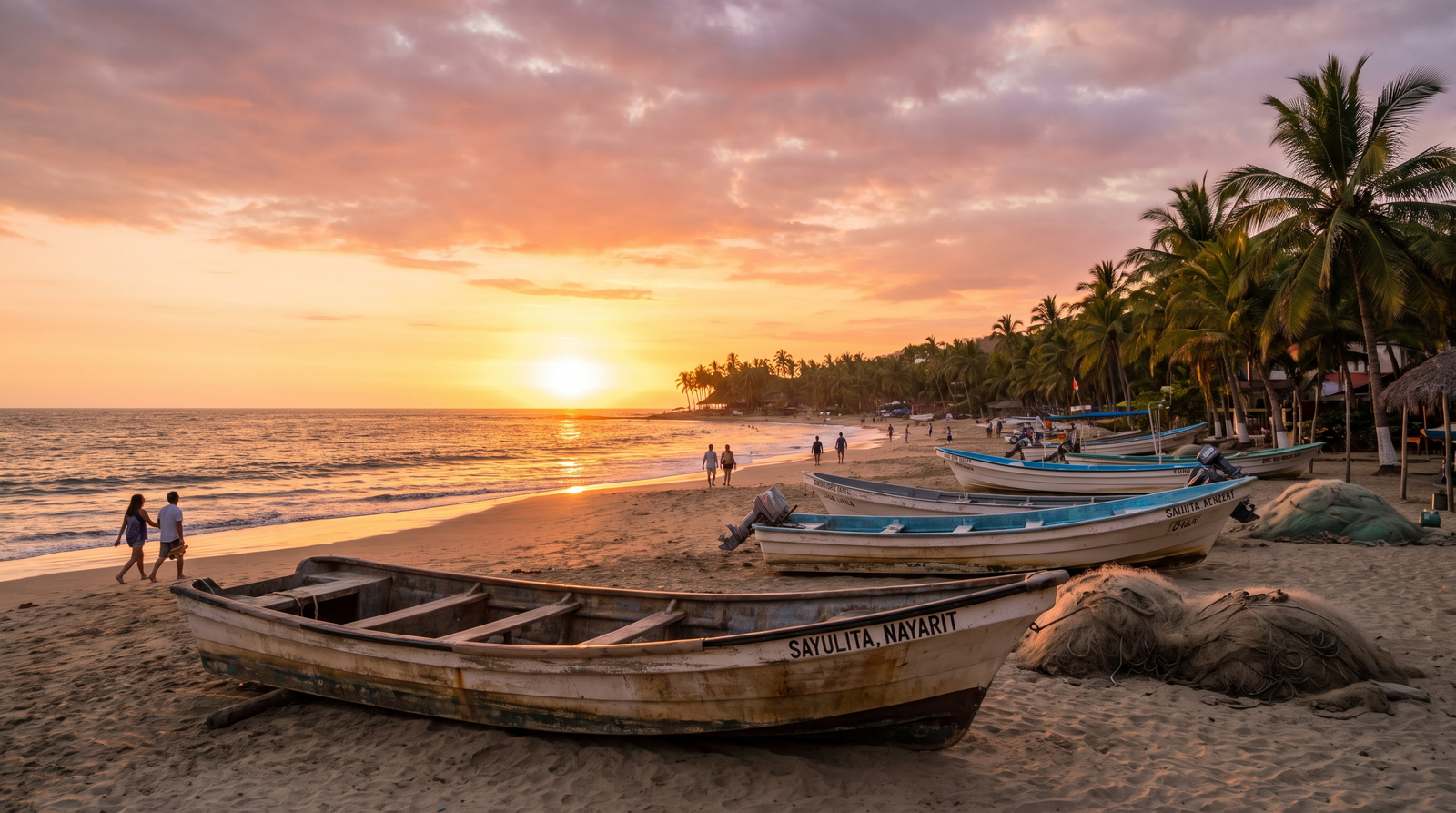 Beach town along the Riviera Nayarit coast north of Puerto Vallarta